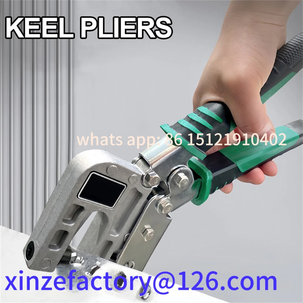 

Customizable Metal Stud Crimper Plaster Board Drywall Tool For Fastening Metal Studs Ceiling Joiner Gadgets Keel Pliers Punching