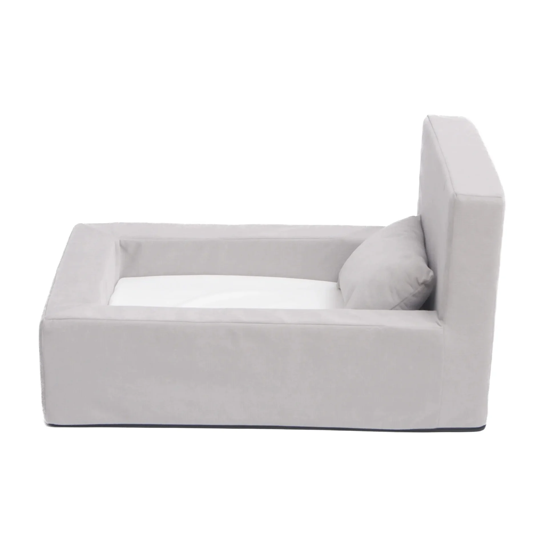 

Marshmallow Designer Dog Bed Comfortable Stylish Cloth Bed for Winter Top-Notch Pampered Pet Dog Bed Solid Pattern Carton