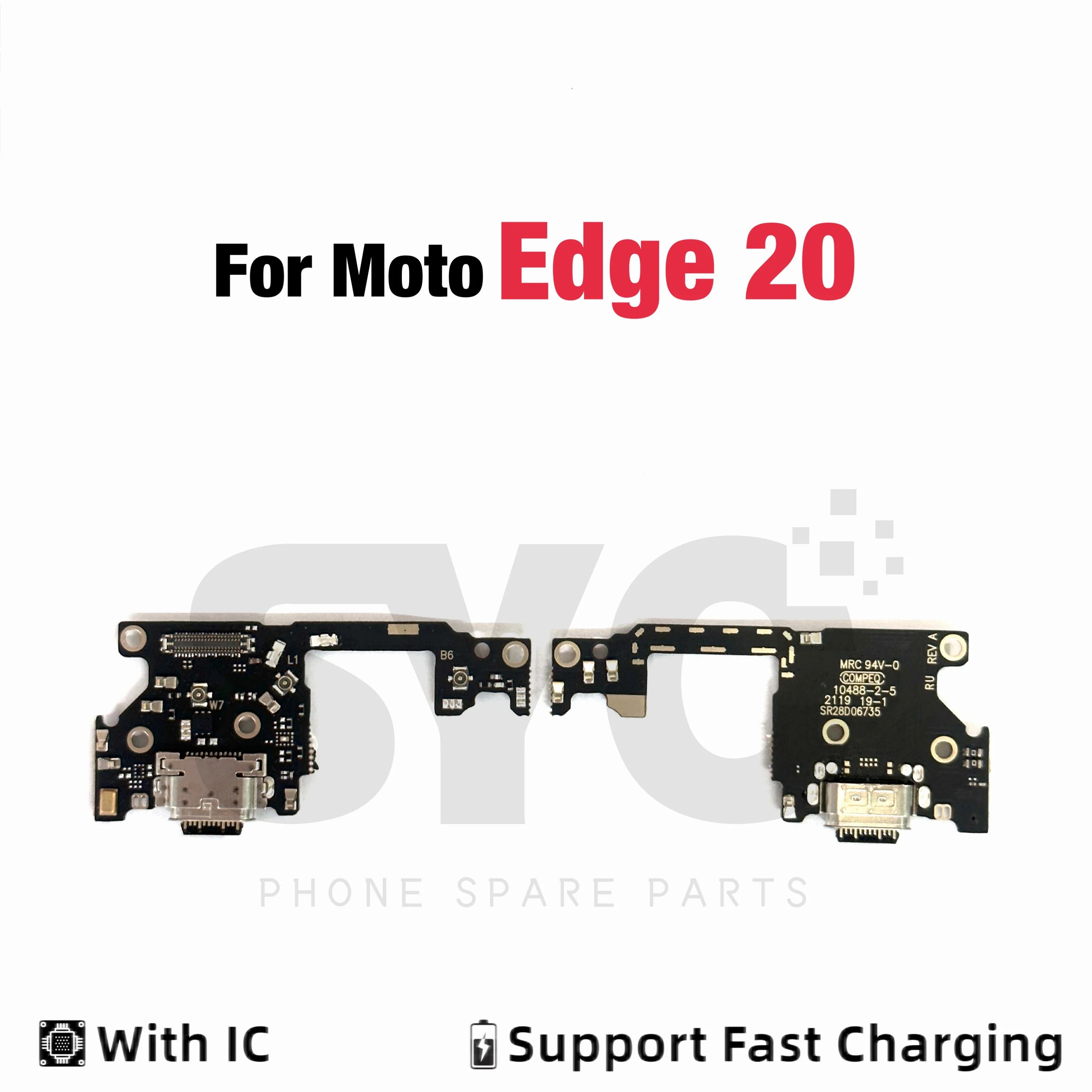 

SYC USB Charge Port Jack Dock Connector Charging Board For Motorola Moto Edge 20