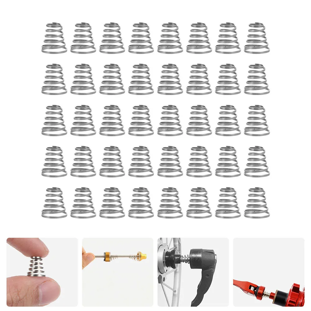 

100pcs Quick Release Springs Bike Wheel Replacement Skewer Spring For Bike Repair Bicycle Accessories