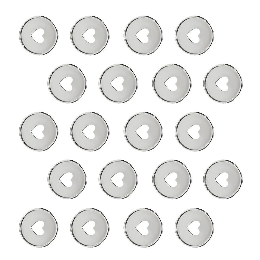20 Pcs Loose-leaf Notebook Disc Planner Discs Binder Binding Ring Metal Mini Accessories Abs Expander