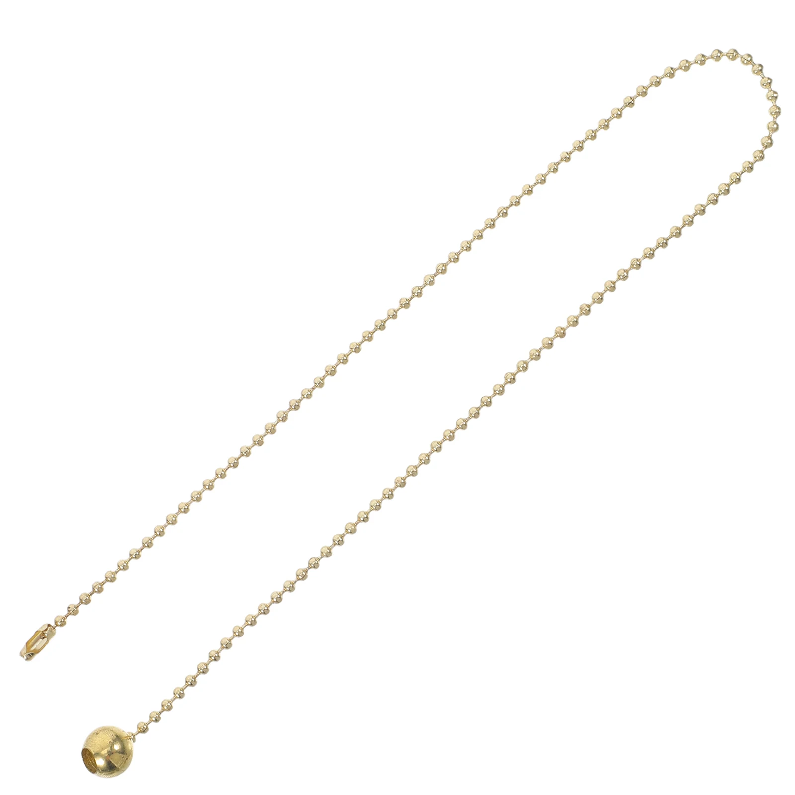 

Round Ball Pull Chain Replacement Decorative Pendant Light Switch Extension Sturdy Metal Beaded Chain For Ceiling Fan Lamp