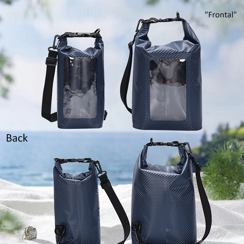 2L/5L Dry Bag Swimming Pack Touch Screen Waterproof Kayak Storage Bag Trekking Drifting Rafting Surfing Boating Sports Bag