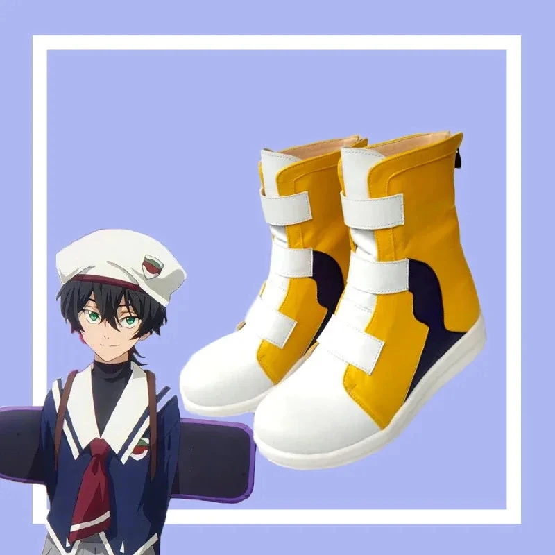 

ADFF15Anime SK SK8 the Infinity Miya Cosplay Boots Costume Halloween Party Outfits SK Eight Shoes【【【