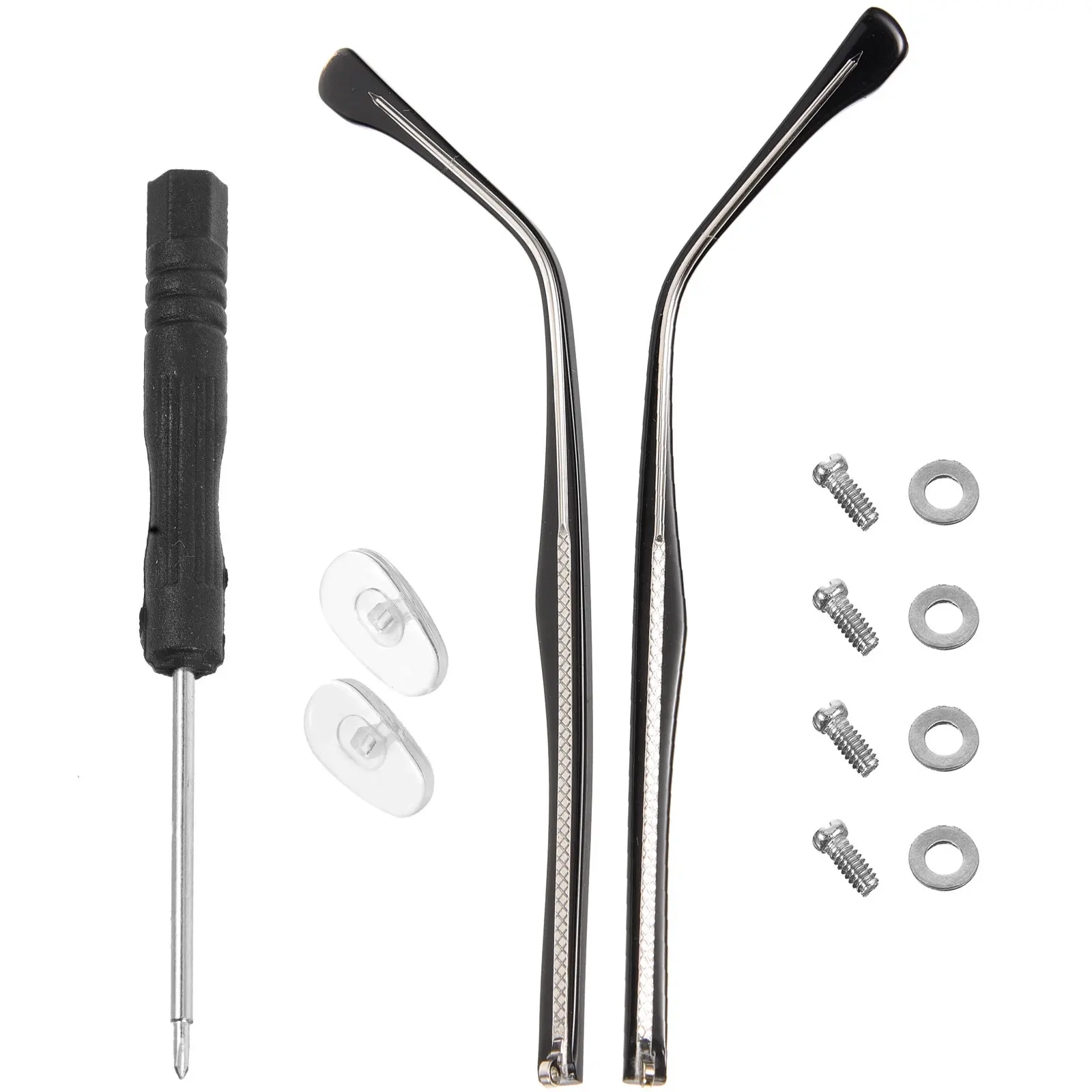 

1 Pair Glasses Arm Replacement Universal Design Comfortable Eyeglasses Arms Easy Install Reading Sunglasses Myopia Glasses Parts