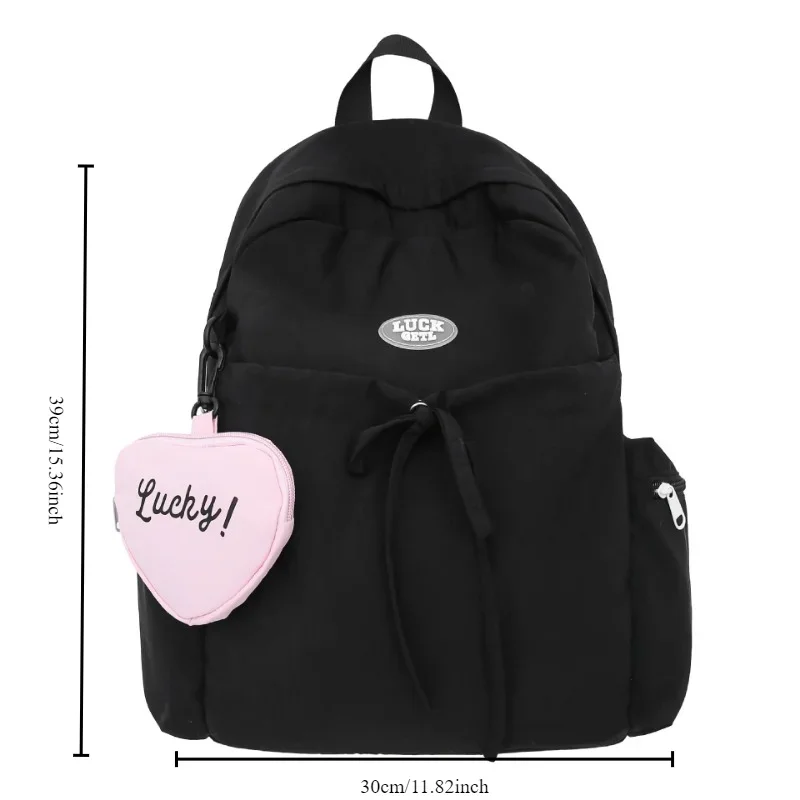 Cute College Style Ins Schoolbag Large Capacity Kawaii High School Students Treasure Commuting Joker College Students Backpack