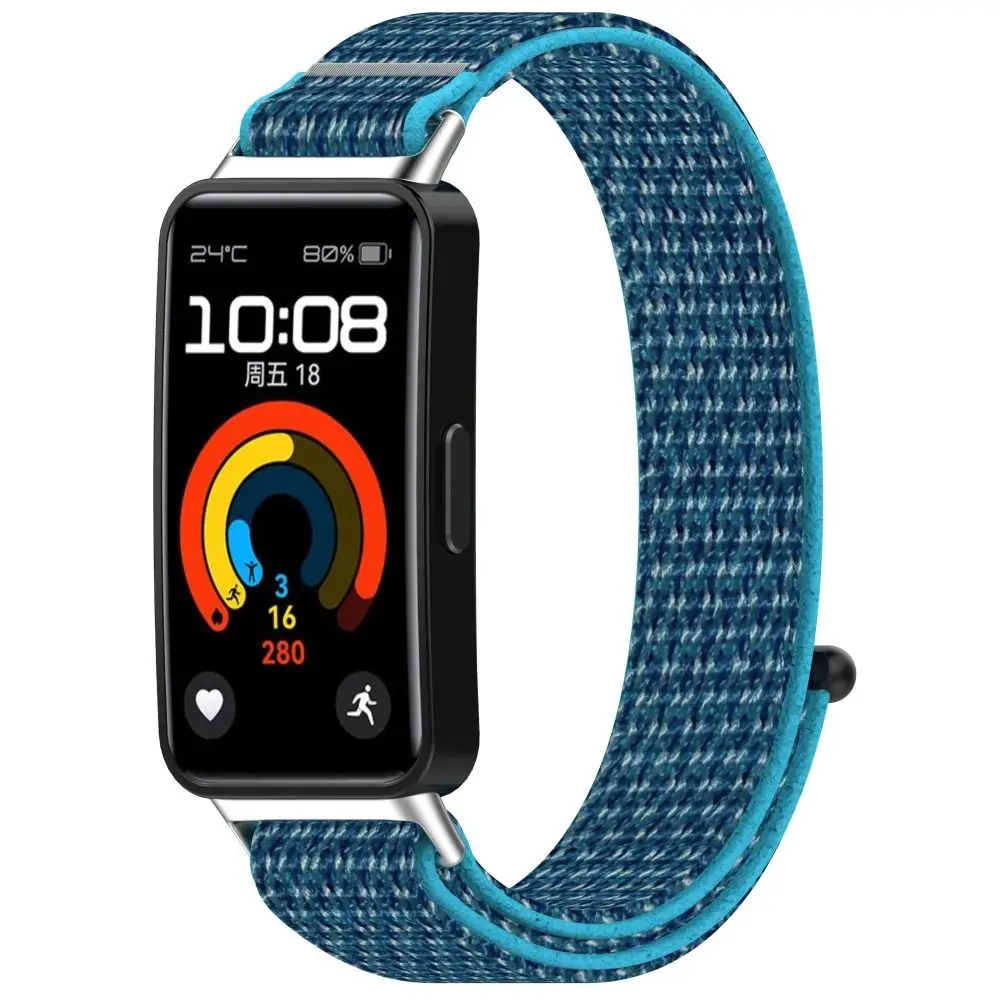 Soft Nylon Nylon Loop Strap Replacement Adjustable Bracelet Wristband Accessories Watchband for Huawei Band 9/8