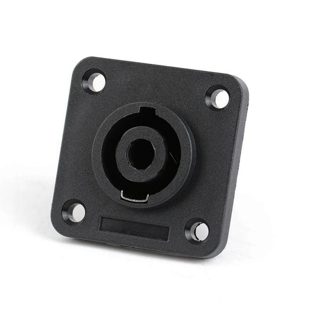 (AD11] 10PCS 4Pin Connector Female Jack Socket NL4 Power Jack Audio Connector Loudspeaker Amplifier Converter with Lock