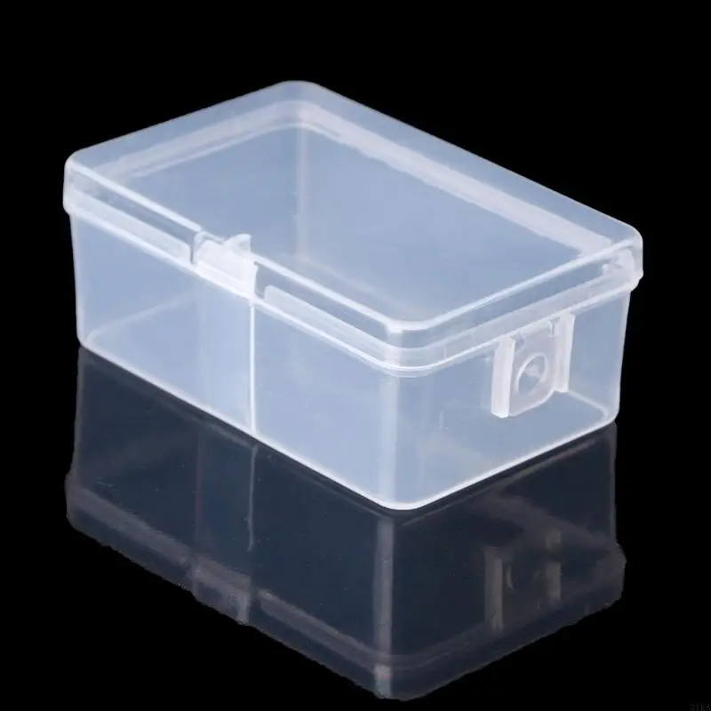

31KA Rectangular Plastic Transparent Storage Box Jewelry Beads Container