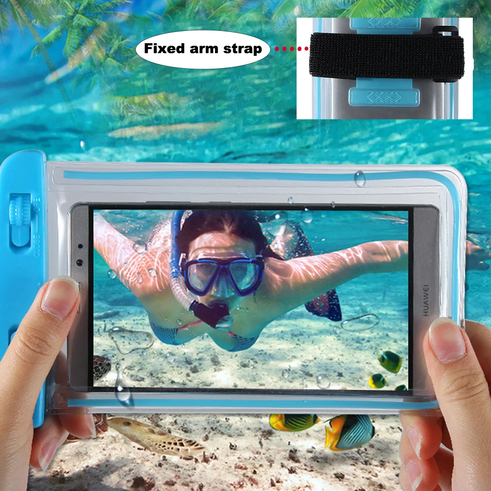 

IPX8 Waterproof Phone Bag, Water proof Case Bags Pouch for Cell Phone, Underwater Diving Swimming Phone Bags