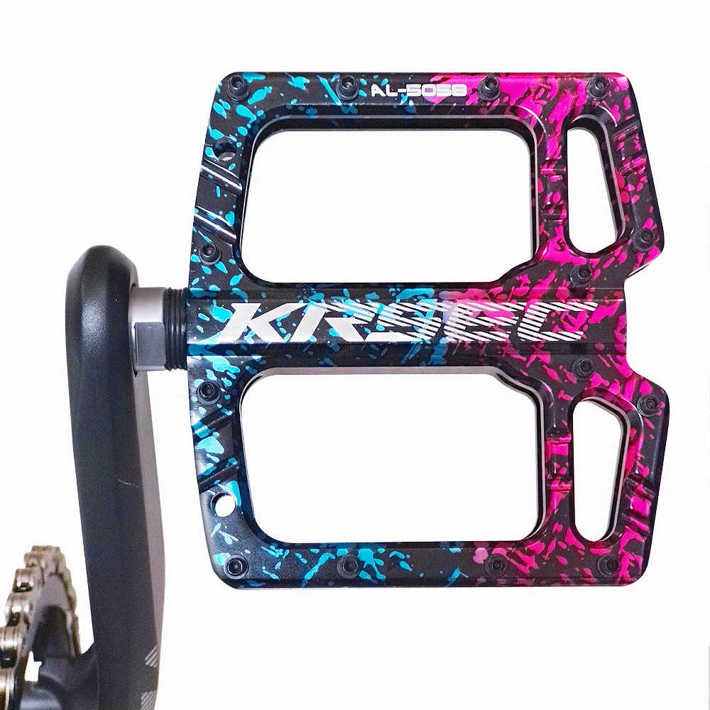 AliExpress NONE Bike Pedals 9/16 Inch Mountain Bike Pedal Premium Road Bike Pedals Wide Paltform and Lightweight Aluminum Bicycle Pedals
