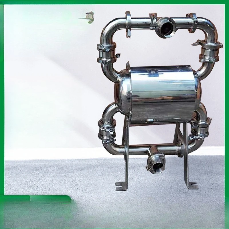 Food hygiene pneumatic diaphragm pump, fully polished, easy to disassemble and clean