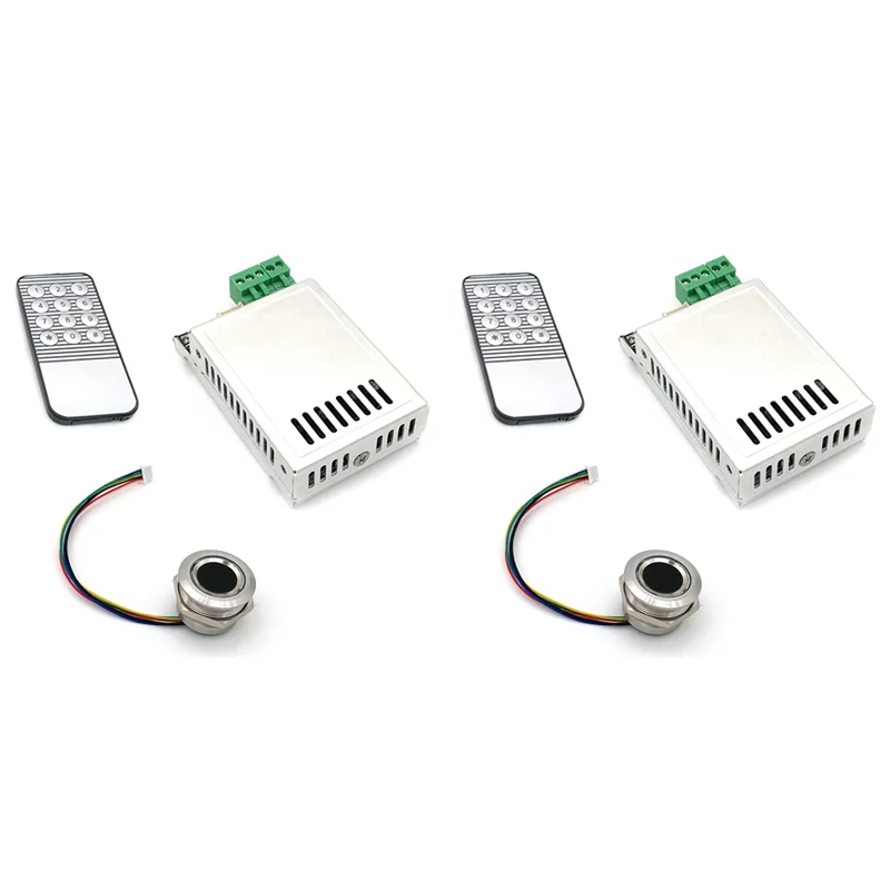 ABKQ-2X K216 Fingerprint Control Board+R503 Fingerprint Module Two-Color Ring Indicator Light Access Control