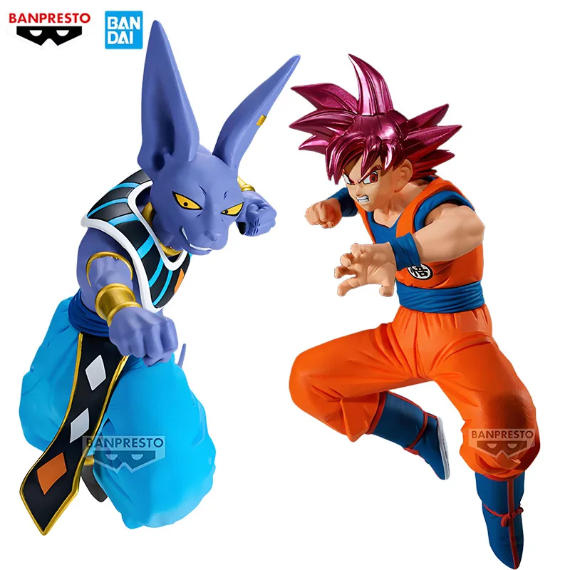 

В наличии оригинальная Banpresto MATCH MAKERS Dragon Ball Super Son Goku Beerus аниме фигурка экшн-модель коллекционные игрушки для мальчиков
