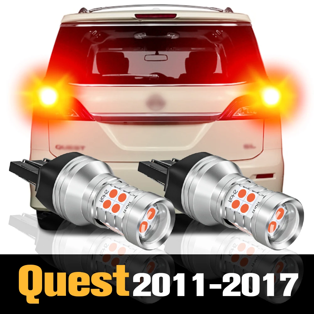 

2pcs Canbus LED Brake Light Lamp Accessories For Nissan Quest 2011-2017 2012 2013 2014 2015 2016