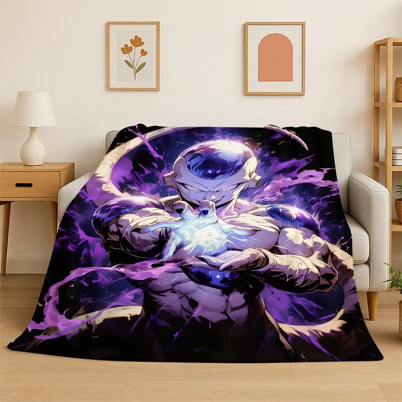 Retro Anime D-Dragon Ball Cartoon Game Soft Flannel Throw Blanket,Cozy Blanket for Bed,Couch,Sofa,Bedroom,Living Room,Travel,kid