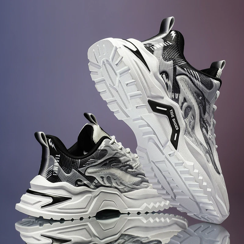 

Мужские повседневные кроссовки: удобные, легкие, дышащие, модные, с индивидуальным дизайном, в стиле «папины кроссовки»