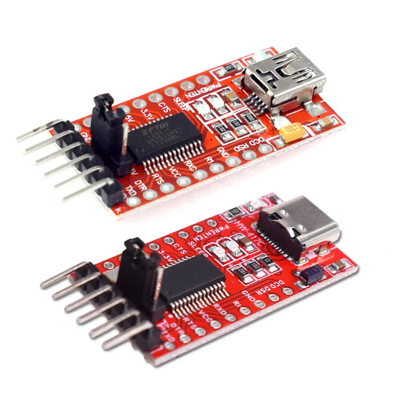 USB to TTL FT232RL FTDI USB 3.3V 5.5V to TTL シリアルアダプタモジュール Arduino FT232 Pro サポート Type-C ミニインターフェイス