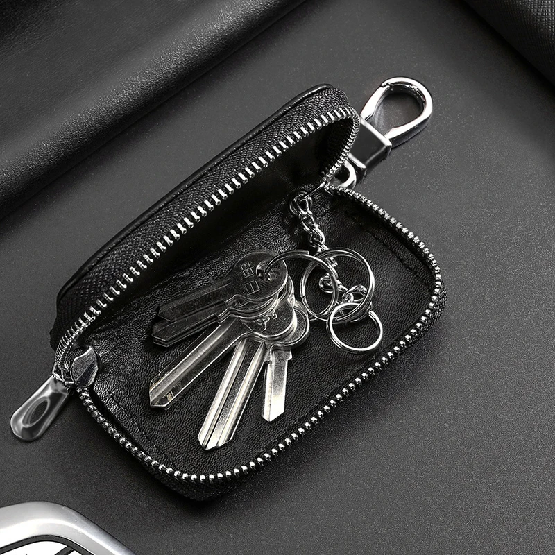 Car Logo Leather Key Case Wallet Case Cover Auto Accessories For Mazda 3 Axela Atenza Demio Mazda 6 2 323 CX3 CX5 MX3 RX8 MP MS