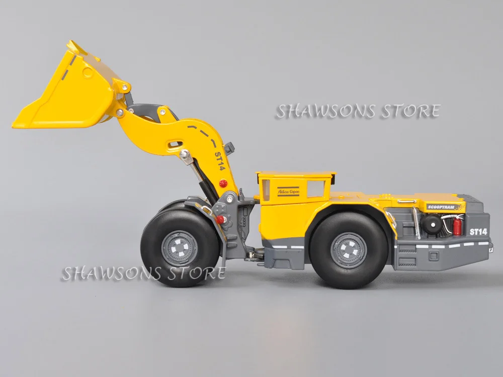 1:50 Scale Diecast Engineering Vehicle Model Toy Scooptram ST14 Underground Loader Miniature Replica