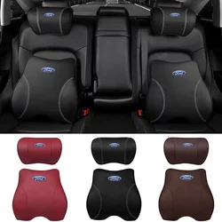 Almohada de soporte para la cintura del coche, reposacabezas para el cuello para Ford Motor Mustang Sport Ranger Kuga Mondeo Transit Explorer Tierra Ecosport Escape