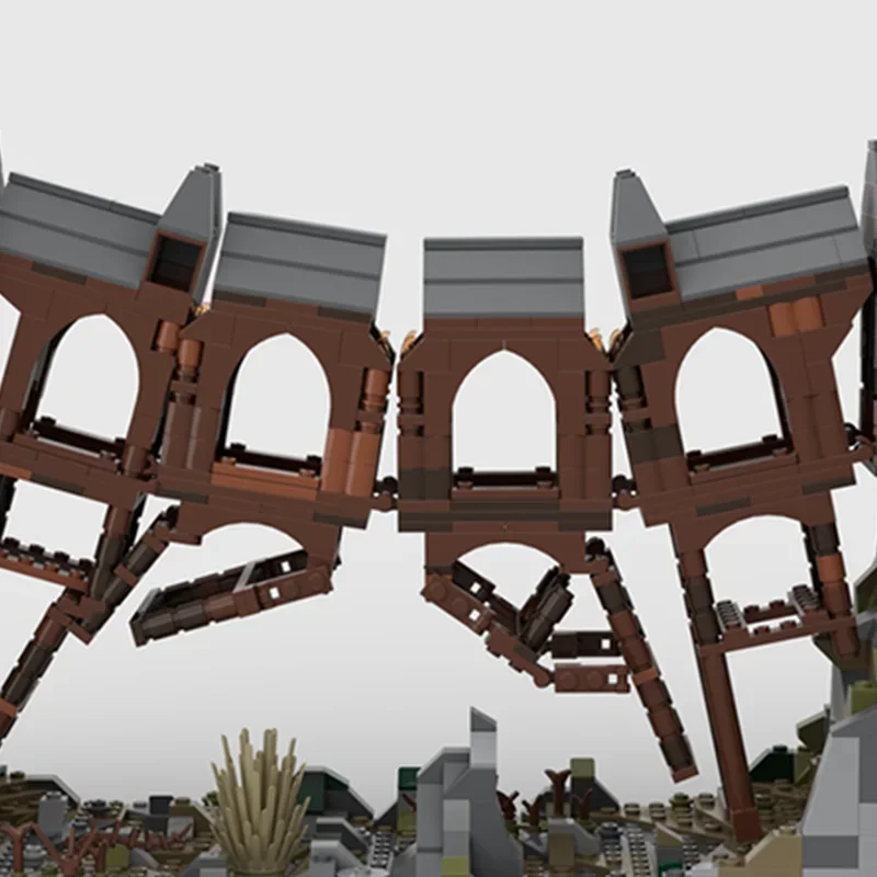 2235 stücke Moc Film Magie Welt Holz Brücke Modulare Bausteine Diy Kreative Kinder Montage Bildungs Ziegel Spielzeug Geschenke