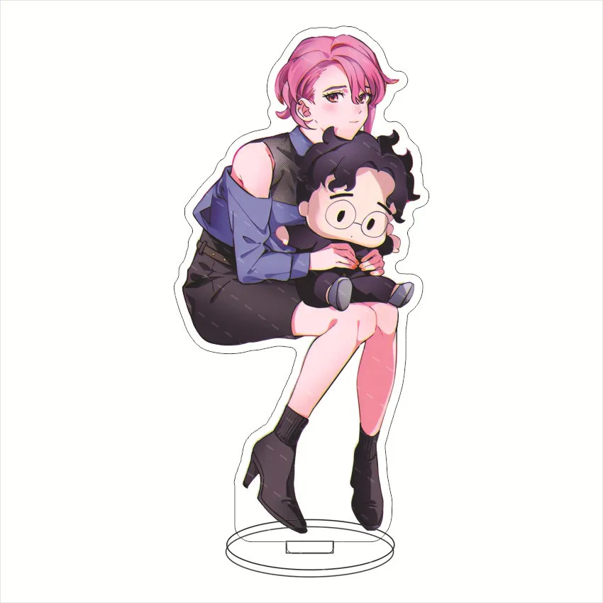 Anime DAN DA DAN Takakura Ken Turbo abuela Seiko Ayase Momo figura acrílica con soporte exhibición Dandadan Cosplay placa modelo de dibujos animados