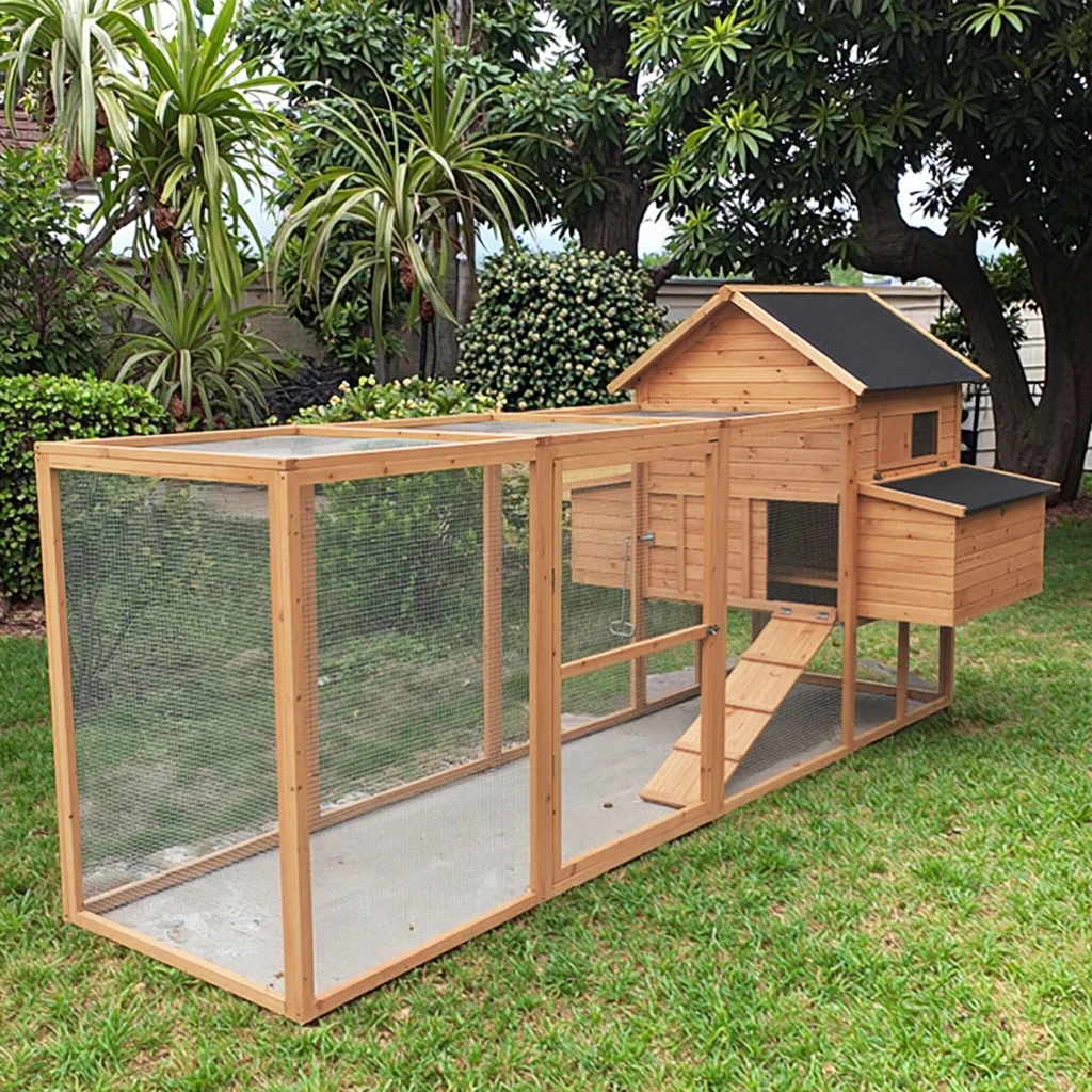 SDC023 Waterproof Outdoor Extra Large Wooden Chicken Coop With Play Run