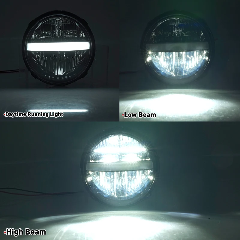 Farol LED Plug and Play com luz drl e feixe Hi/Lo para acessórios de motocicleta Vespa Primavera