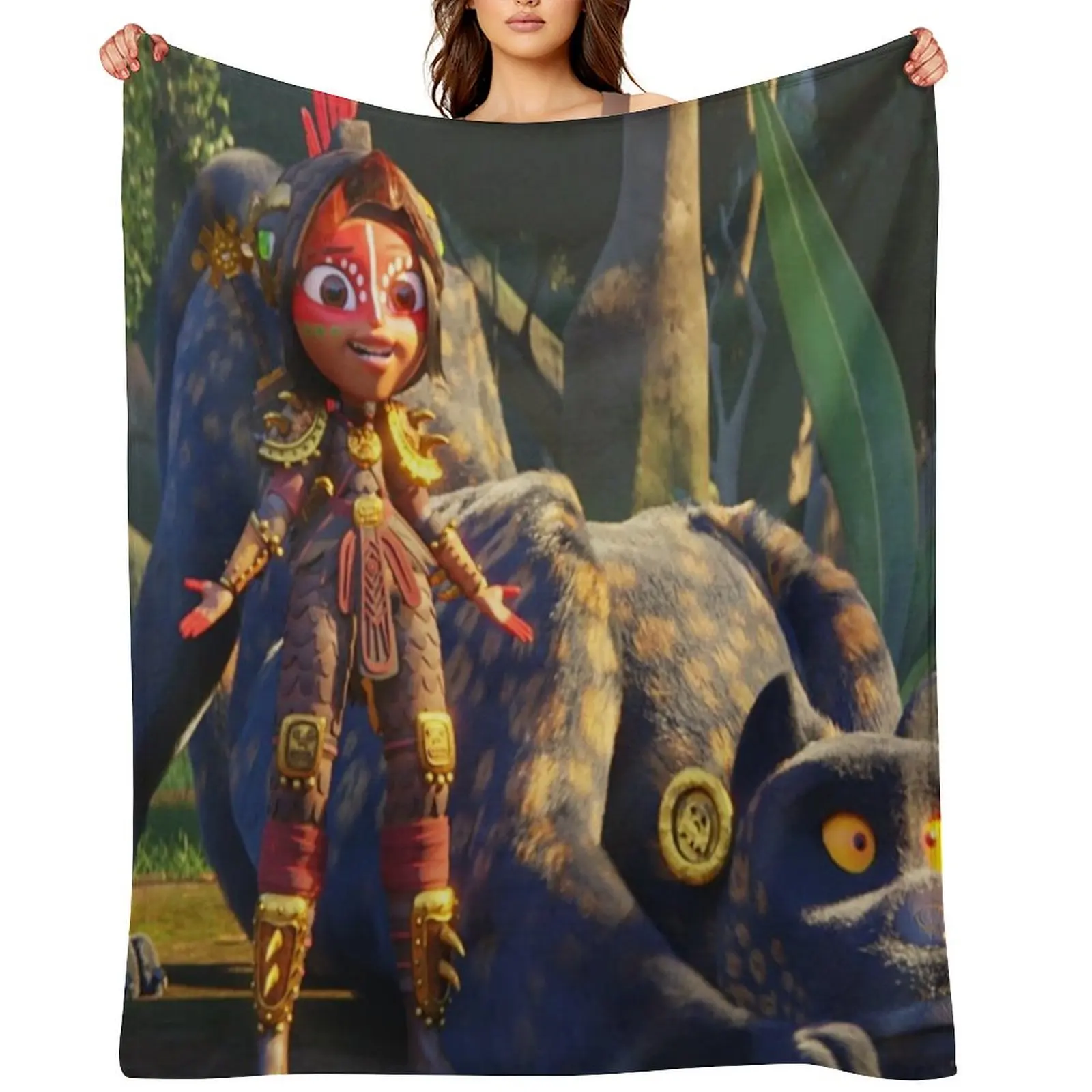 

Maya and the Three Throw Blanket Summer Plush For Sofa Thin for sofa Blankets
