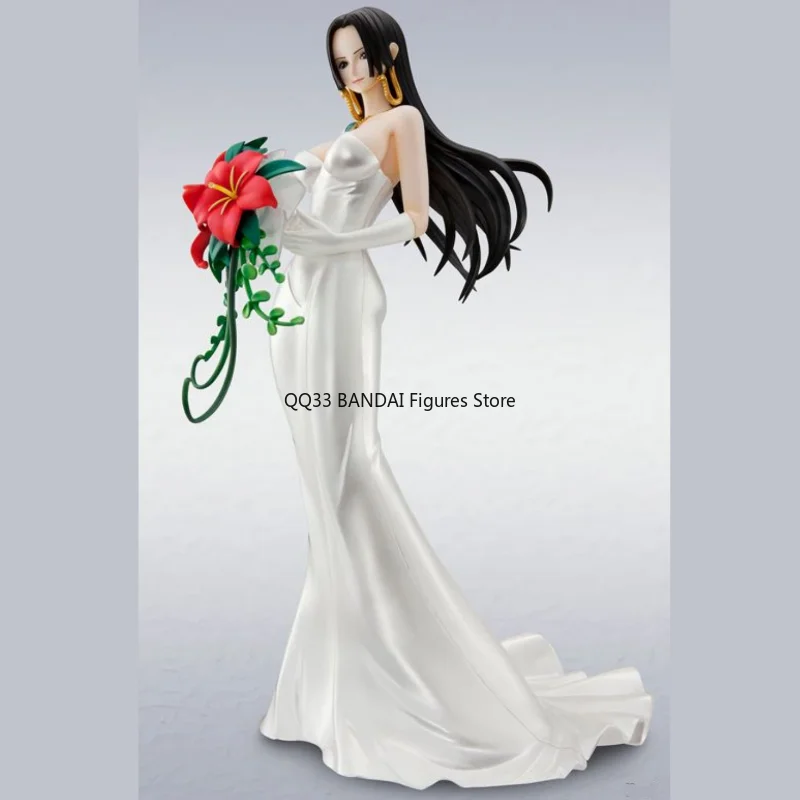 Bandai Original Anime ONE PIECE Boa·Hancock-WEDDING Ver. Action Figure Model Hobbies Collectible Desktop Decoration