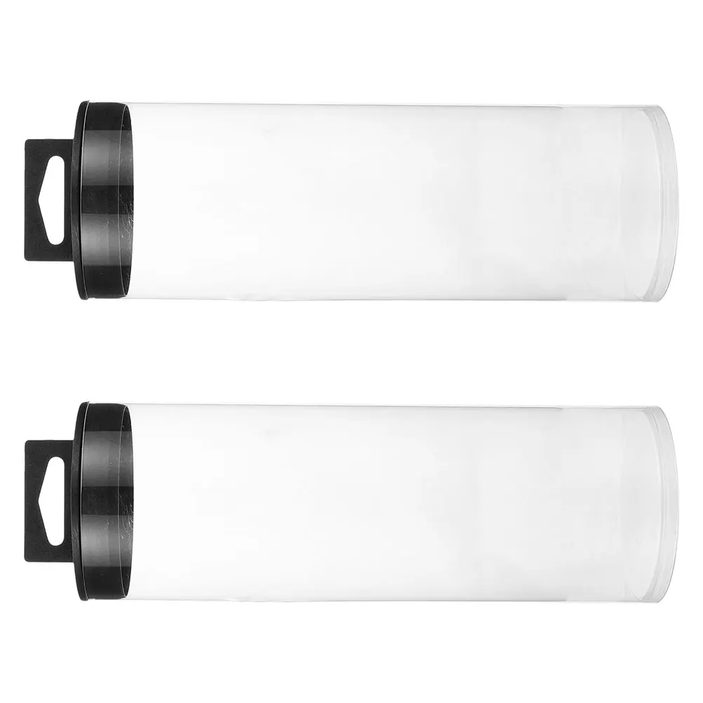 

2 шт. прозрачный держатель для теннисных мячей, износостойкий контейнер из ПВХ, универсальный спортивный органайзер для теннисного бейсбола, маленькие мячи для ежедневного использования