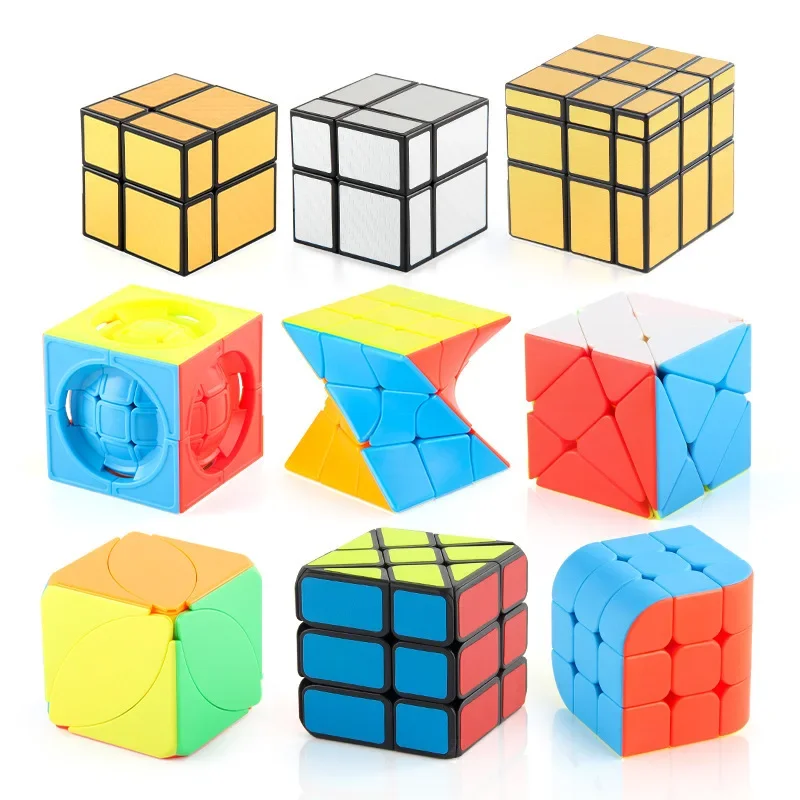 Cube magique de vitesse torsadé coloré pour enfants, cube de développement de l'intelligence professionnelle, jouet de puzzle