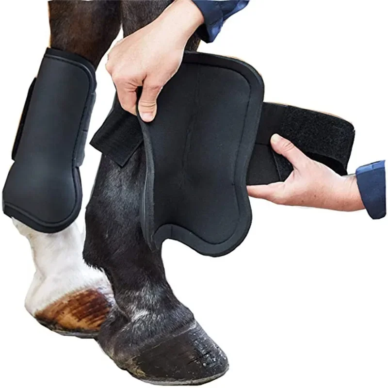 Juego de botas Fetlock de caballo clásico personalizado, equipo de caballo, botas de tendón para deporte, protección de pierna de caballo, venta al por mayor