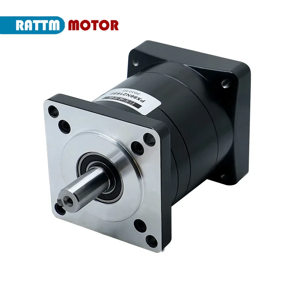Reductor de velocidad de engranaje planetario PX86 PX80 con relación 4:1 to216:1 para Motor paso a paso CNC Nema34 Nema32 80 servomotor