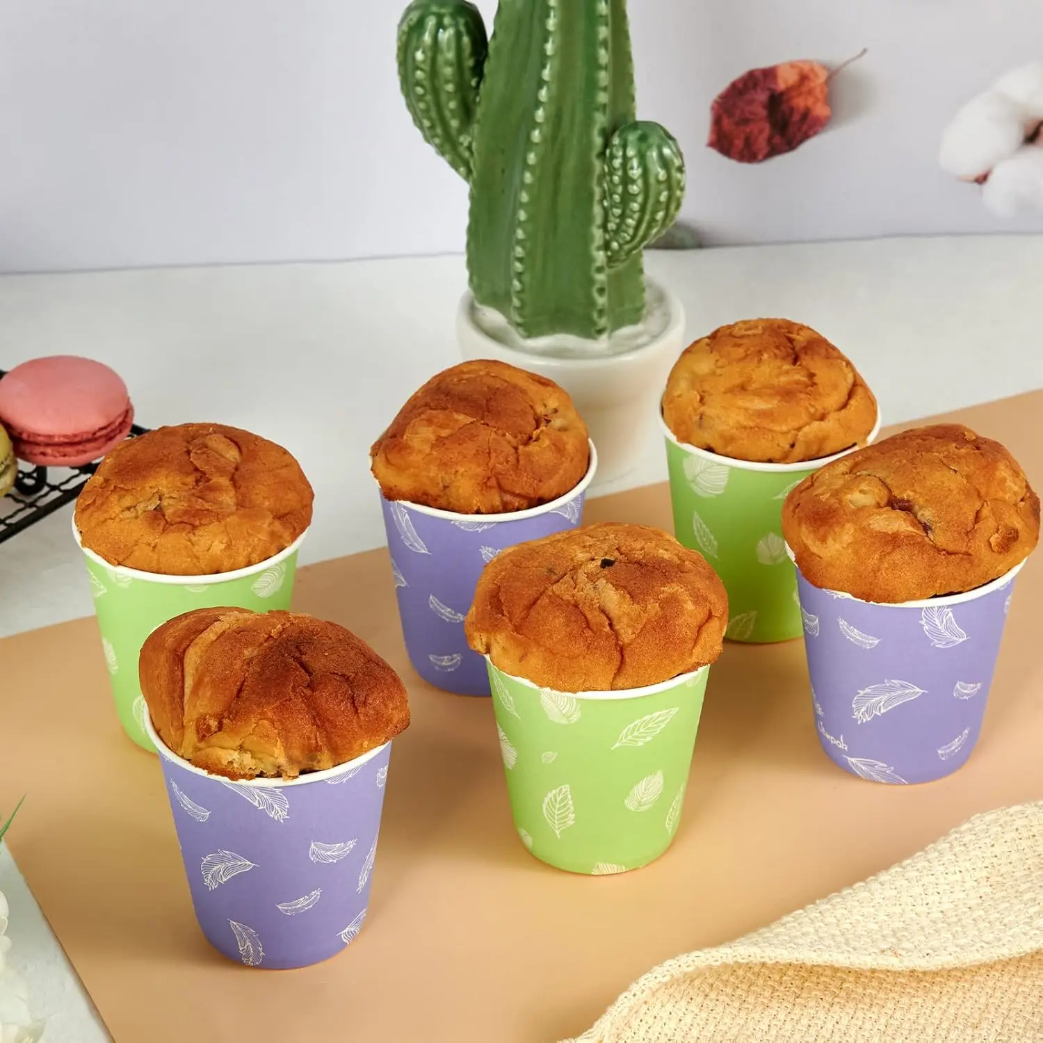 600er-Pack bunte Pappbecher mit 5 Unzen. Einweg-Minibecher für Partys, Picknicks, Grillen und Reisen.