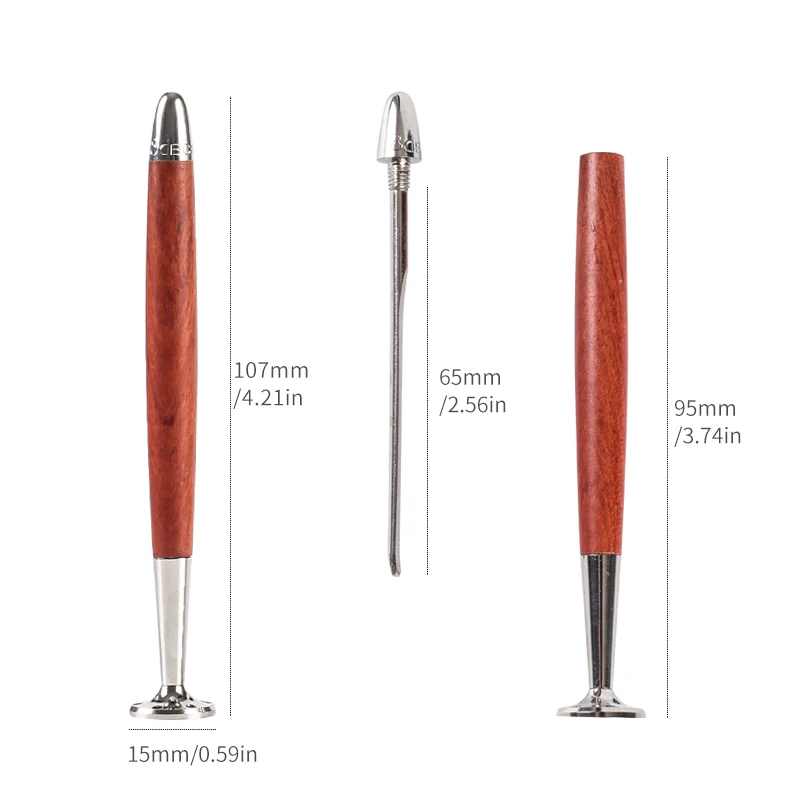 New Authentic Pipe Tool - 8deco Red wood Tobacco Pipe Tamper Pokers Tool Tobacco Smoking Accessories Cleaner