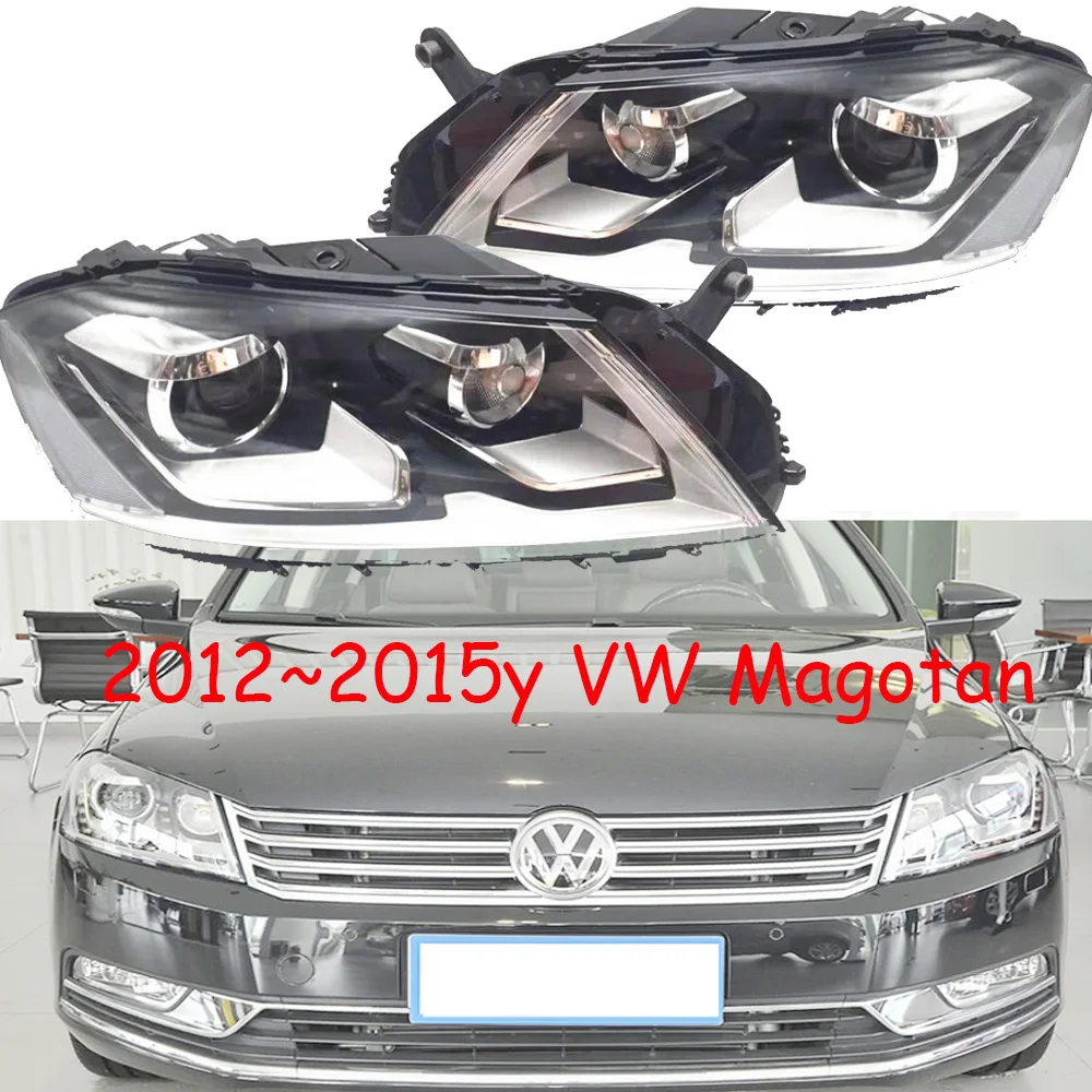 

1pcs car bumper Magotan headlamp for Volkswagen Passat headlight 2012~2015y car accessories head lamp for VW passat fog light