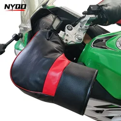 Motorcycle gloves warm winter battery car windshield gloves windproof warmth thickened reflective electric handlebar cover