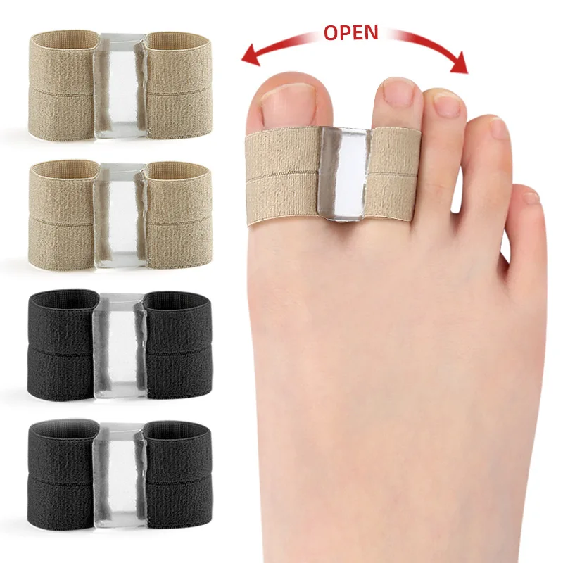Forefoot Pad double-hole Toe Separators Big Toe Eversion Fixation Separators Binding Straps And Toe Covers