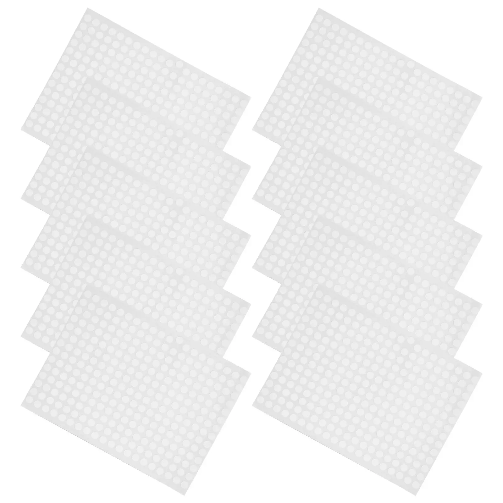 

10 Sheets Sticky Dot Stickers Small Round Adhesive Labels Blank for Writing Dates Numbers Color Coding Home Office Classroom Use