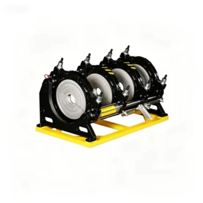 hydraulic HDPE PE PVC pipe hot melt butt welding machine for plastic pipe welding in pipeline engineering projects