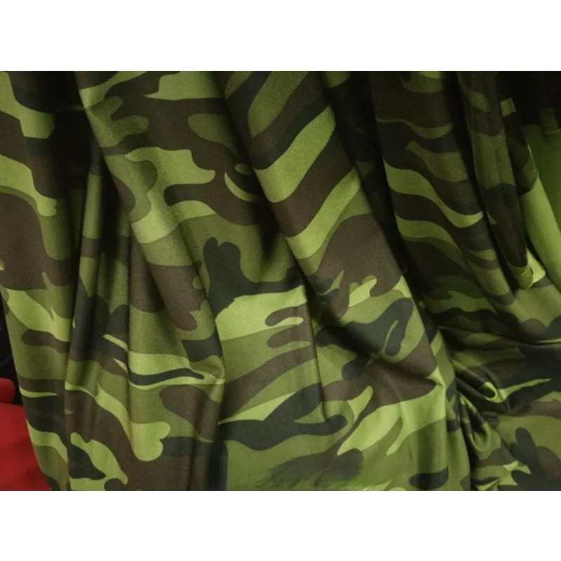 Classic Military Green Camouflage Printed Fabric Spandex/nylon Swimsuit Dress Sportswear Fabric