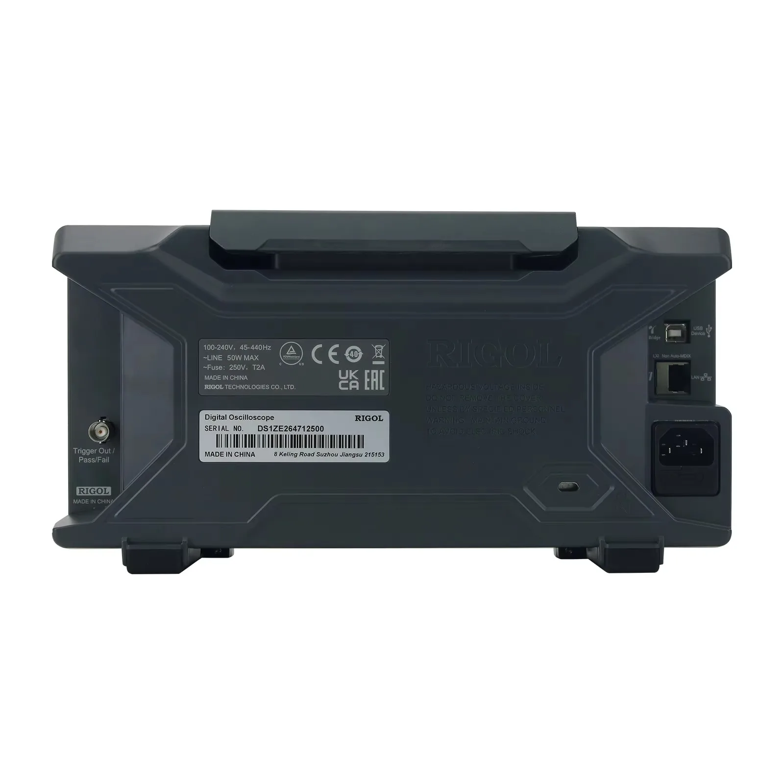 DS1202Z-E 200MHz Bandwidth Dual Channel Digital Oscilloscope Support Multiple Languages