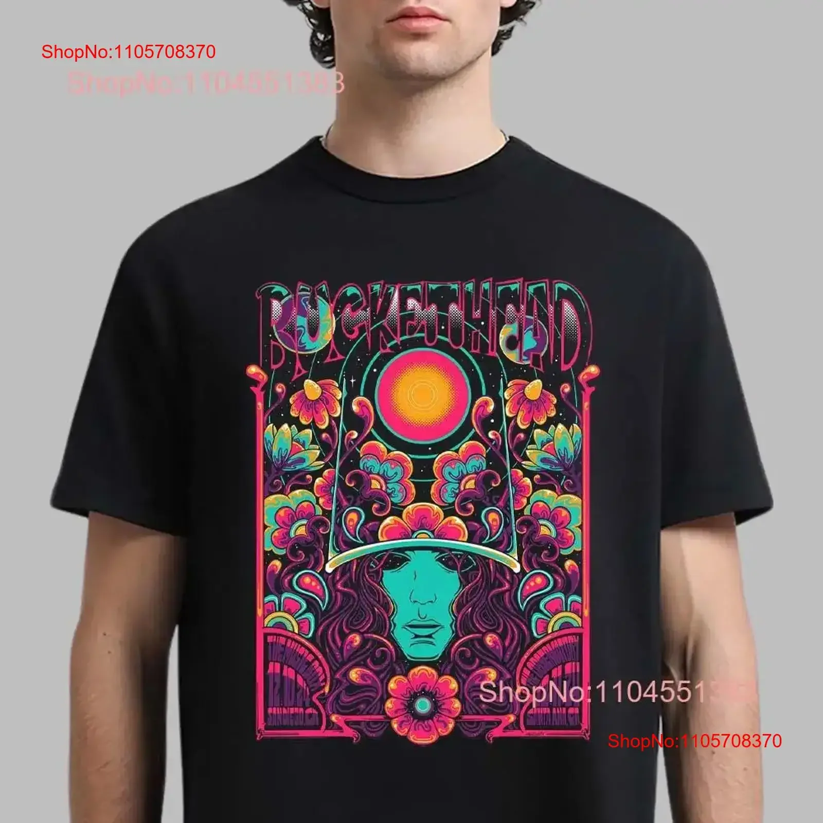 Buckethead California At The Music Box 2024 T shirt vintage Washed Soft fashion Top For Everyday Wear Unisex Comfortable