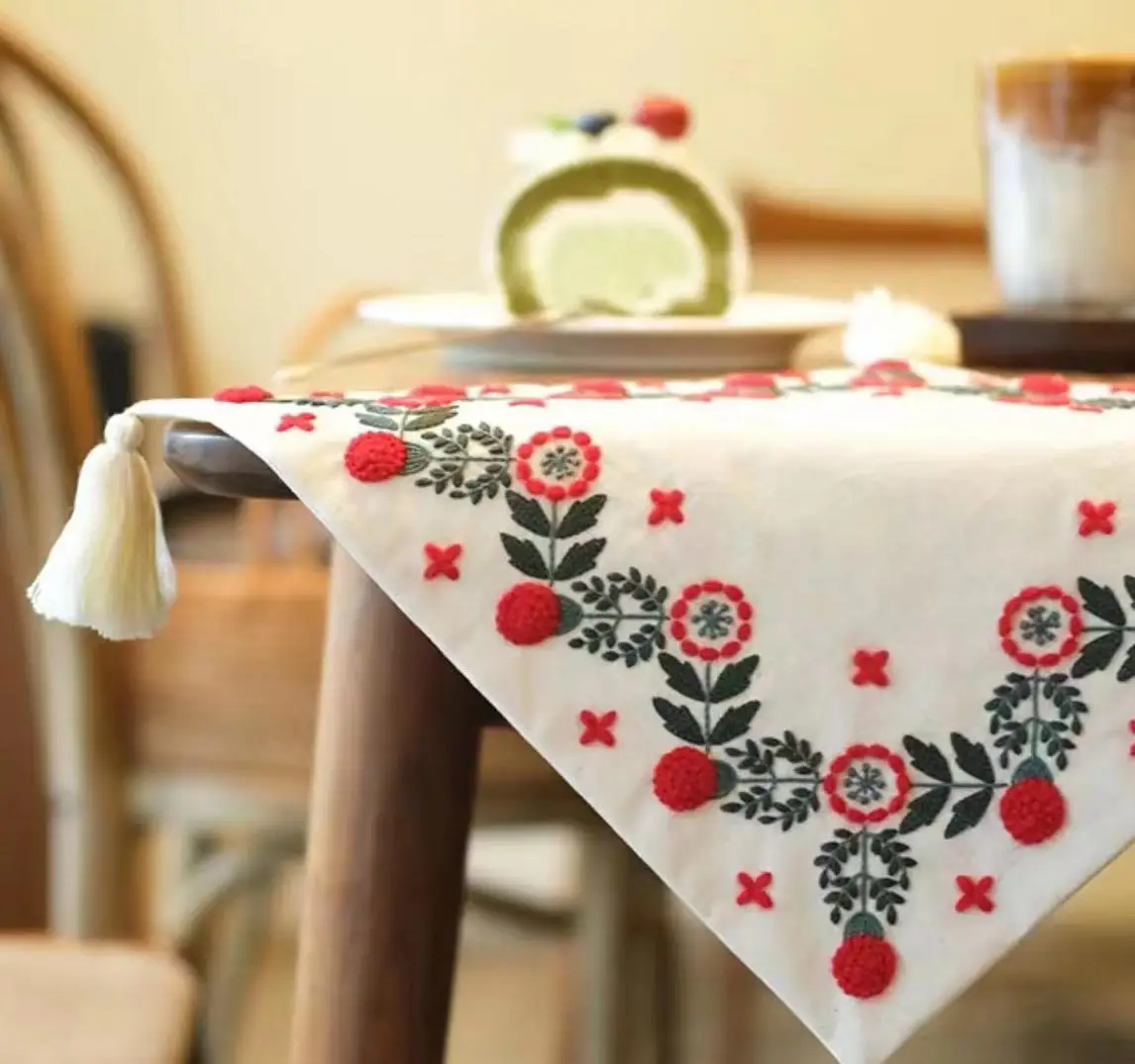 

Nordic Home Rectangular Tablecloths for Table Party Decoration Bohemian Waterproof Anti-stain Nappe De Table Table Cover Tapete