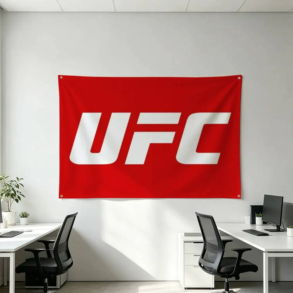 UFC Logo F-Fighting-G Flags for Bedrooms Home Decor Items Outdoor Decors Garage Decoration Flaga - view 6