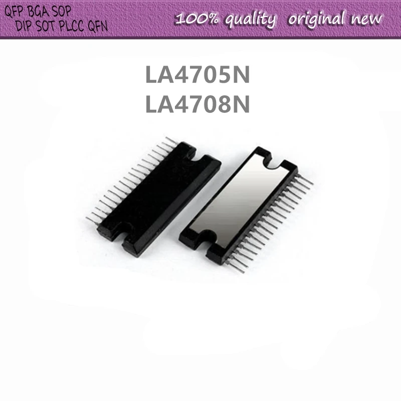 10Pcs/Lot LA4705N LA4705 LA4708N LA4708  ZIP-18