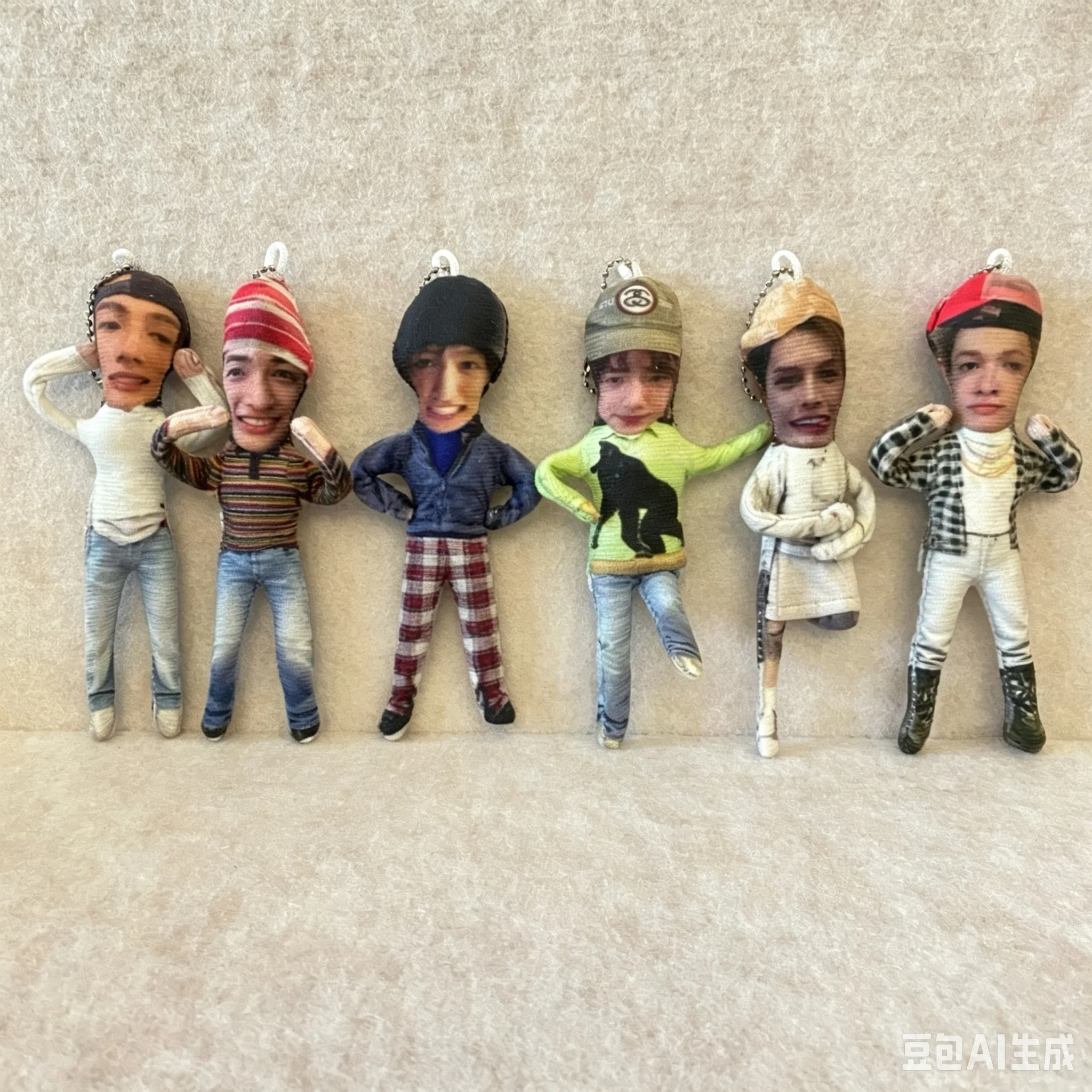 15cm KEONHO MARTIN JUHOON Anime Cosplay Cotton Doll Pendant Plush Abstract Joint Movable Figure Home Decoration Fan Gift