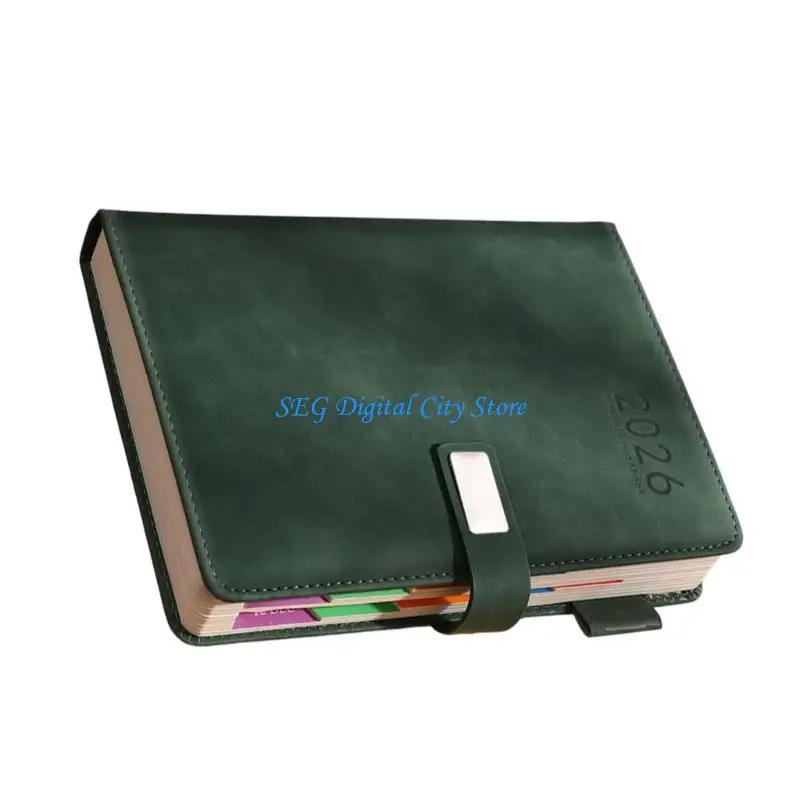 U75B Professional 2026 Day Planner PU Academic Planner 400 Page Dated for Scheduling